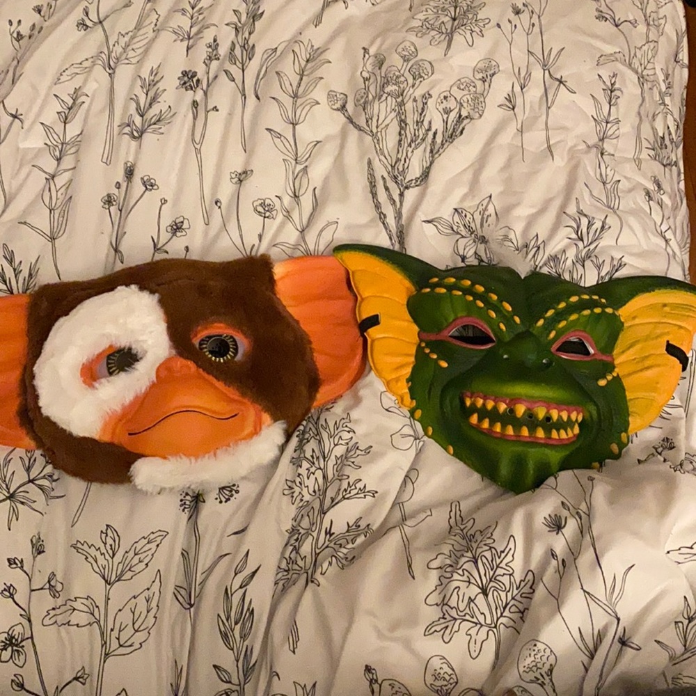 *SOLD*Gremlins Gizmo and Stripe Halloween Masks